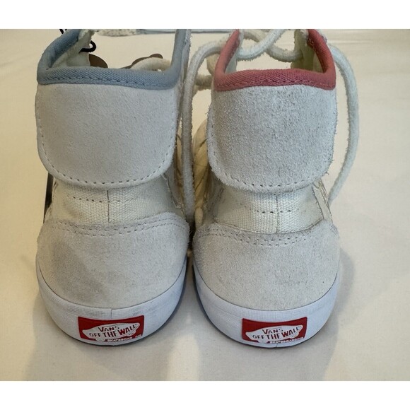 NWT S 10 Vans x Sesame Street "The Lizzie Elmo" Men's High Top Shoes Skateboard - Picture 5 of 9